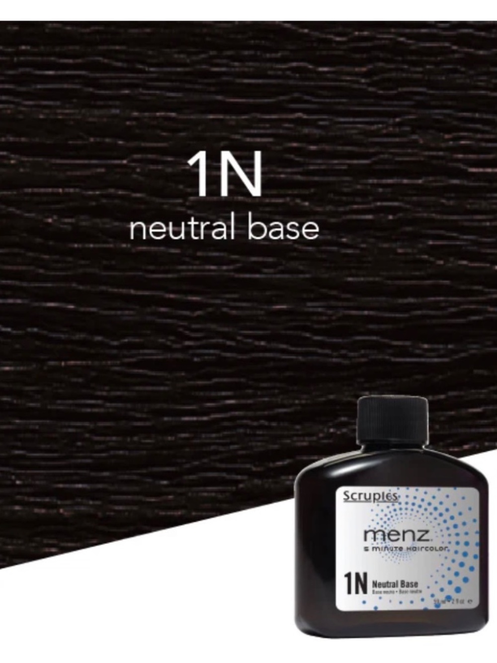 Scruples Menz Hair Color 2 fl oz - 1N Brown Black